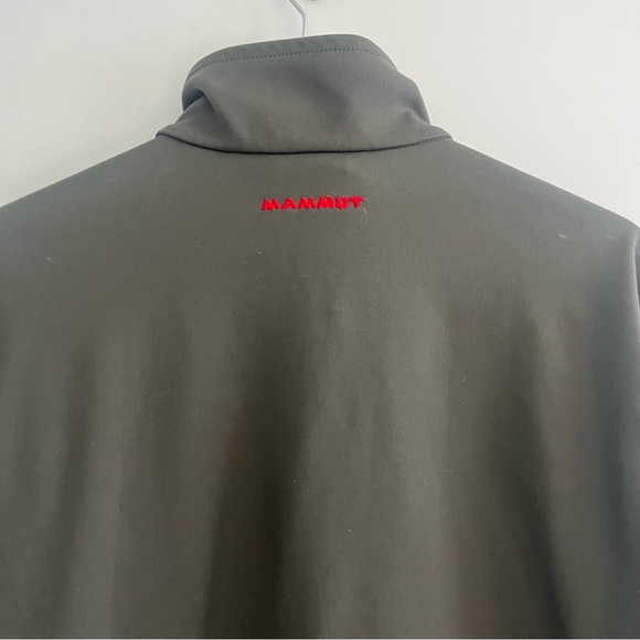 Vintage Mammut Windstopper Full Zip Jacket with Zippers Thumb Holes Hi Lo Hem M - Picture 13 of 13